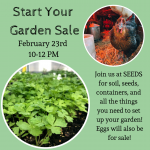 Start Your Garden Sale insta post